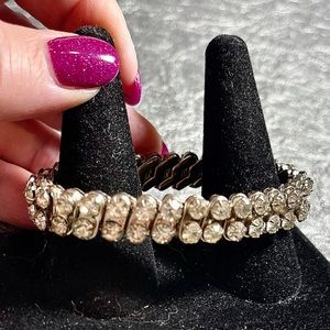 Expandable Rhinestone Bracelet